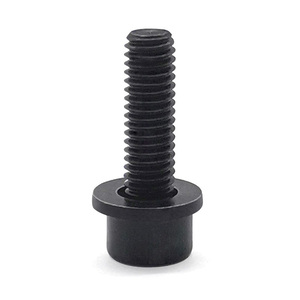 M6x1.0x20 Hex <b>Socket</b> Cup Head Bolt With Washer, Black Oxide Steel Fillister Head Screw OE 07119906086 Fit for BMW X1 X3 X5 X6 Z4 - Product Image 3