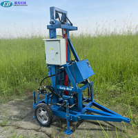 Machine de forage de puits électrique hydraulique à couple élevé, mini-foreuse portable pour usage domestique