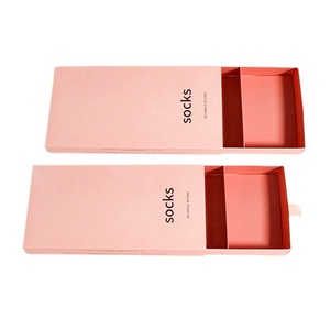 Custom Drawer Style Underwear Sock <b>Box</b> <b>White</b> Card <b>Gift</b> Packaging Color Printed Retail Holder - Product Image 1