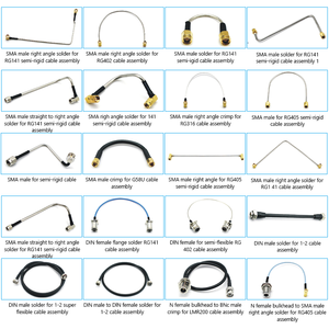 Câble de liaison RF WSARK <span class=keywords><strong>5</strong></span> <span class=keywords><strong>m</strong></span>ètres super flexible plaqué or 1/2 SF, assemblage de câble coaxial en cuivre <span class=keywords><strong>m</strong></span>âle 4.3/10 pour système DAS - Product Image 4