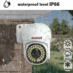 Caméra réseau IP PTZ couleur Anxinshi à prix d'usine, vision nocturne couleur, audio bidirectionnel, détection humaine - Product Image 3