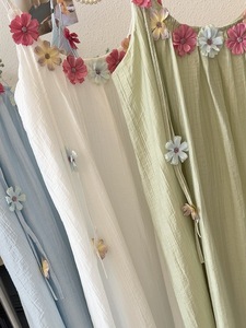 Vestidos de Mujer Estilo Resort con Estampado Floral 3D, sin Tirantes y con Tirantes Finos, a la Moda - Product Image 5