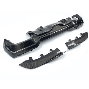 Difusor Trasero Estilo <span class=keywords><strong>S</strong></span> de Fibra de Carbono G22 para BMW Serie 4 G23 G22, Kit de Carrocería, Alerón Trasero, Canards, Splitter - Product Image 3