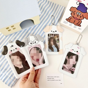 Porte-clés Cadre <span class=keywords><strong>Photo</strong></span> Acrylique 3 Pouces Motif Chien de Dessin Animé Mignon, Pendentif pour Album Kpop, Porte-clés <span class=keywords><strong>Photo</strong></span>, Étui de Protection pour Carte <span class=keywords><strong>d</strong></span>'<span class=keywords><strong>Identité</strong></span> - Product Image 4