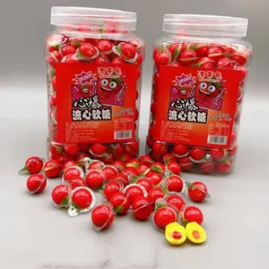 Vente en Gros Bonbons Mous Personnalisés Marque Privée Halal 2G Confiture de Fruits QQ Gélifiés Gélatine Sucreries Yeux Style Fini Fabricant - Product Image 2