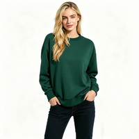 Sweat-shirt basique tendance pour femme, coupe décontractée, idéal pour le quotidien