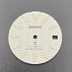 Cadran de date unique pour modification de montre, motif à étages, vert lumineux, 28,5 mm, compatible avec les mouvements NH35 NH36 - Product Image 3