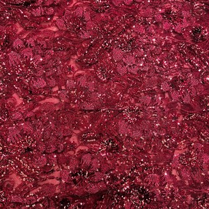 Новейшая Цветочная французская кружевная ткань с вышивкой и блестками, африканская свадебная ткань для нигерийской свадебной одежды - Product Image 2