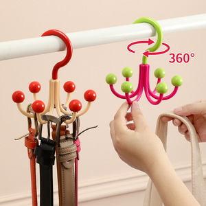 Six Claw Rotating <b>Hook</b> Bag Rack Multifunctional Storage Organizer For Wardrobe Closet <b>Hooks</b> With 360 Degree Rotation - Product Image 1