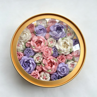 Boîte à gâteau ronde IMEE de 4, 6, 8 et 10 pouces, boîte à dessert, à sushi et à fleurs avec fenêtre pour anniversaire et Saint-Valentin
