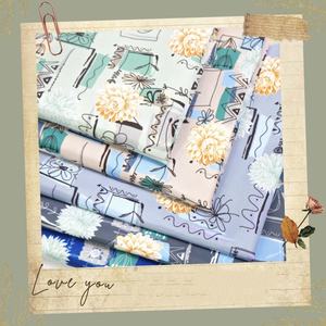 Tela de Poliéster 100% Impermeable, Estampado Floral Digital 290T, Tela Compuesta con Memoria <span class=keywords><strong>para</strong></span> Bolsas de Compras y Cosméticos - Product Image 4