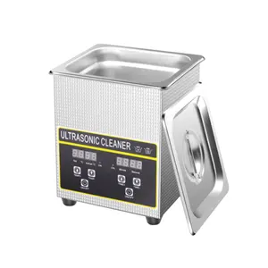 Digital Ultrasonic cleaner for necklace jewelry glasses circuit board cleaning CR-010S 2L 60W