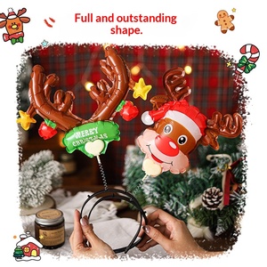 Ballon en aluminium de Noël créatif Doyang, 12 pouces, forme d'alien, Père Noël, bonhomme de neige, cadeaux promotionnels décoratifs - Product Image 2
