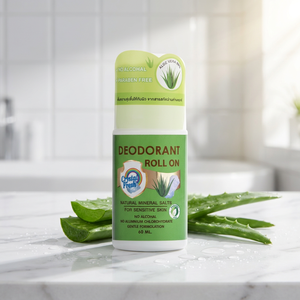 <b>CRYSTAL</b> FRESH Thailand-Made 60ml Natural Herbal Organic Antiperspirant Liquid <b>Deodorant</b> Roll-on for Women RN-PA060 - Product Image 1