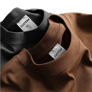 Thêu Áo Thun Tùy Chỉnh Thêu Hơn Kích Thước Người Đàn Ông Chất Lượng Cao 230 GSM 100 Cotton T Áo Sơ Mi Cho Nam Giới Trống Nặng - Product Image 1