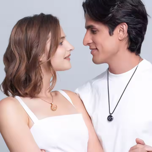 <span class=keywords><strong>Totwoo</strong></span> สร้อยคอคู่รักสแตนเลสสตีลสำหรับเป็นของขวัญหรือเป็นของขวัญ - Product Image 5