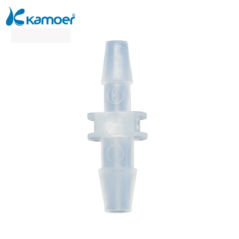 Kamoer-virola de empalme rápido para coche, tubo recto, resistente al agua, transparente
