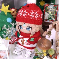 Vograce Jouet de Noël Peluche Coton Poupées Jouet Personnalisé Kpop Poupée pour Célèbre Musique Star Groupe Fans Cadeaux
