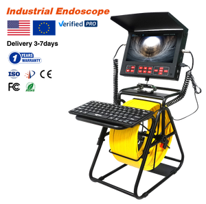 Cámara de alcantarillado Digital autonivelante 10,1 Monitor con rotación de imagen de sonda 512 contador de captura de fotos para proyectos domésticos DIY - Product Image 1