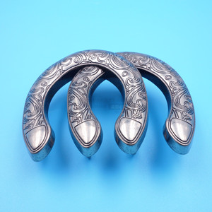 Hebilla de cinturón de herradura de plata antigua estilo europeo-americano, hebilla de placa de aleación de zinc, accesorio de cintura para hombre - Product Image 2