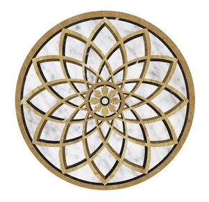 Mosaici del pavimento del medaglione di marmo del getto d'acqua dell'atrio di lusso dell'hotel <span class=keywords><strong>per</strong></span> l'interior Design elegante della Villa - Product Image 1