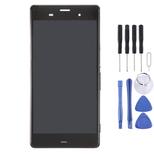 LCD hiển thị + <span class=keywords><strong>Touch</strong></span> Panel với khung cho Sony Xperia <span class=keywords><strong>Z3</strong></span> (Dual Sim phiên bản)/<span class=keywords><strong>D6633</strong></span>/L55u điện thoại di động thay thế màn hình cảm ứng - Product Image 1