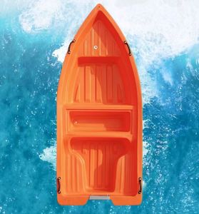 <span class=keywords><strong>Kayak</strong></span> de Pesca para 4 Personas de PE de 3.1 m, Bote de Remos, Bote de Pesca de Plástico Rígido de <span class=keywords><strong>Doble</strong></span> Capa, Robusto Bote de Plástico con Almacén para Peces - Product Image 1