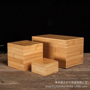 Caja de Bambú con Tapa, Caja de Almacenamiento de Madera Maciza, Caja de Regalo Rectangular de Color Natural, Fabricante Personalizado, Venta al por Mayor - Product Image 4