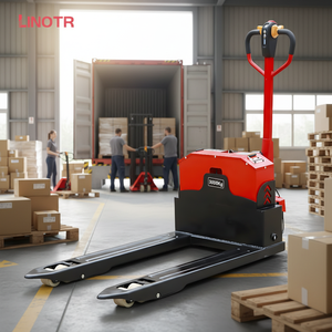 電動リード酸バッテリー/リチウムイオンバッテリーパレットトラック 2～3トン油圧スタッカー ポータブルパレットジャッキリフター (売れ筋商品) - Product Image 6