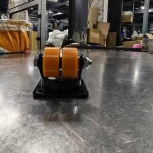 1,5 Zoll Schwenkbares Doppelrollenrad mit Stahlkern Kleines Polyurethan-Lenkrolle mit Lager für Transportwagen - Product Image 3