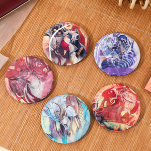 Bán buôn tùy chỉnh in logo kim loại raster huy hiệu tin tinplate pin từ Vòng huy hiệu nút cho khuyến mãi - Product Image 1