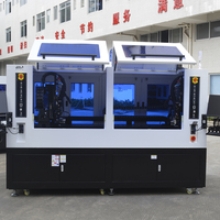 Application de colle CNC à trois axes XYZ à double composant PCB à haute viscosité Machine de distribution en ligne à double plaque mobile thermofusible