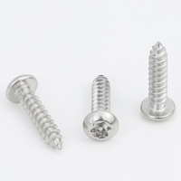 100 pièces/sac 304 goupille en acier inoxydable à tête ronde Torx anti-vol vis taraudeuse inviolable M2 M2.3 M2.6 M3 M3.5 M4 M5 M6 M8