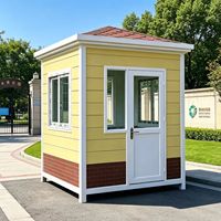 Pos Keamanan Baja yang Dapat Disesuaikan dan Dipindahkan, Booth Tempat Parkir Luar Ruangan