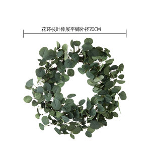 Guirlande artificielle d'eucalyptus CallaFloral verte de 18 pouces, décoration de mariage, fournitures artisanales - Product Image 5