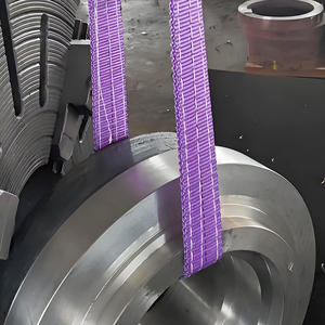 高強度ポリエステルWll 1トン6:1平らな目織りR平らな織りの持ち上げと取り扱いウェビングスリング - Product Image 6