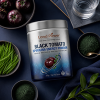 300g de poudre d'énergie verte à base de spiruline |   Mélange de boisson botanique au tomate noire Chengtong pour les journées actives
