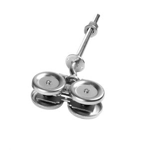 อุปกรณ์รางแขวนประตูบานเลื่อนทองเหลือง WEKIS สำหรับประตูโรงรถและโรงแรม ดีไซน์ทันสมัย - Product Image 1