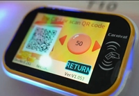 Lecteur de cartes RFID en plastique, espagnol, 1 an, effet lumineux brillant, haute performance, terminal de paiement par carte, système de gestion d'arcade