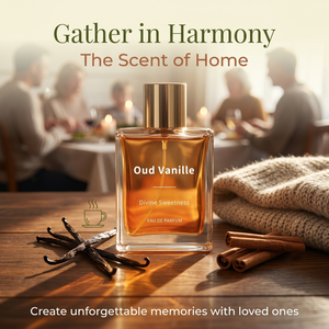 Oulinya Oud Vanille Eau de Parfum en spray, parfum longue durée unisexe pour les cheveux et le corps, pour un usage quotidien avec service OEM - Product Image 1