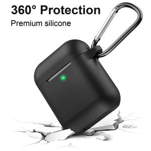 Funda de silicona TPU de protección completa de Color sólido caramelo para <span class=keywords><strong>AirPods</strong></span> 3 2 <span class=keywords><strong>Pro</strong></span> 2 funda de piel para auriculares para Airpod 1st 2nd 3rd Generation - Product Image 2