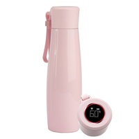 Botol termos Stainless Steel 400ml, tampilan suhu LED, pengingat cerdas Modern minum langsung untuk olahraga luar ruangan
