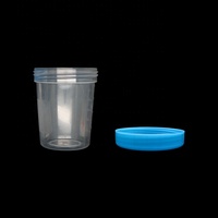 Vaso de Plástico Desechable para Muestras Médicas de Pacientes, Recolector de Muestras de Esputo y Heces, Recipiente para Orina y Heces de 30 ml, 60 ml y 120 ml