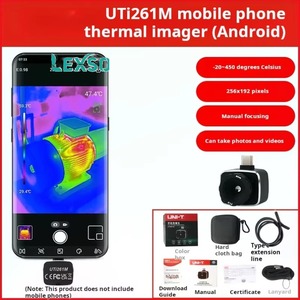กล้องถ่ายภาพความร้อนสำหรับโทรศัพท์มือถือ Lexso Uni-t Uti261m กล้องอินฟราเรดแบบพกพาและมือถือที่มีความแม่นยำสูง - Product Image 5