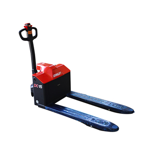 1.5 2 Ton Electric Pallet Truck Walk Behind Pallet Jack With LCD Display Maintenance Free Battery For Narrow Aisle Warehouse - Product Image 1