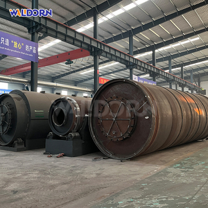 Machine de pyrolyse automatique de pneus usagés à haute efficacité avec panneau de commande tactile, moteur et boîte de vitesses - Product Image 6