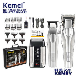 Cortadora de Pelo Eléctrica Kemei S3, Motor de Alta Potencia, 7000-9000 rpm, Modelo Recargable, Uso Profesional en Salón - Product Image 3