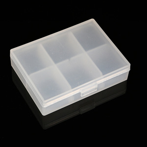 Transparent Pill Storage Box Six Grids Covered Compartments Portable Medicine Organizer Case For Travel Personal Use - Product Image 1