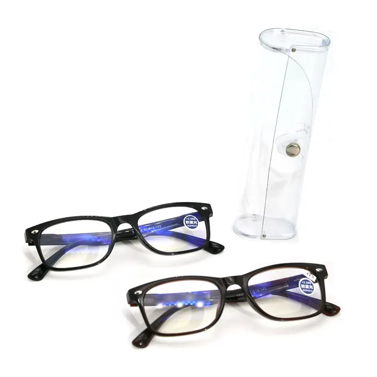 Delgada gafas de lectura de bloqueo de luz azul óptica marcos de gafas de lectura