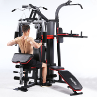 Station Multifonctionnelle pour Domicile avec Poids, Équipement de Fitness pour Exercices à la Maison